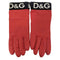 ディーアンドジードルチェアンドガッバーナ D&G DOLCE&GABBANA レザー 手袋 レディース